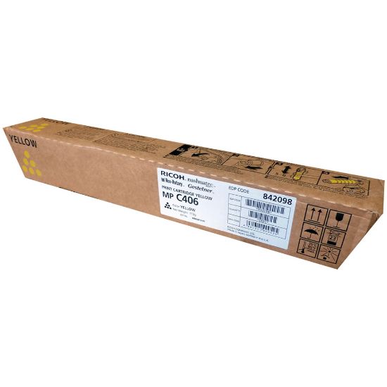 Picture of RICOH MPC406 TONER YELLOW 842098