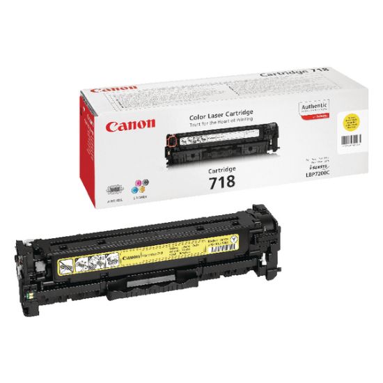 Picture of CANON CRG 718 TONER YELLOW 2659B002