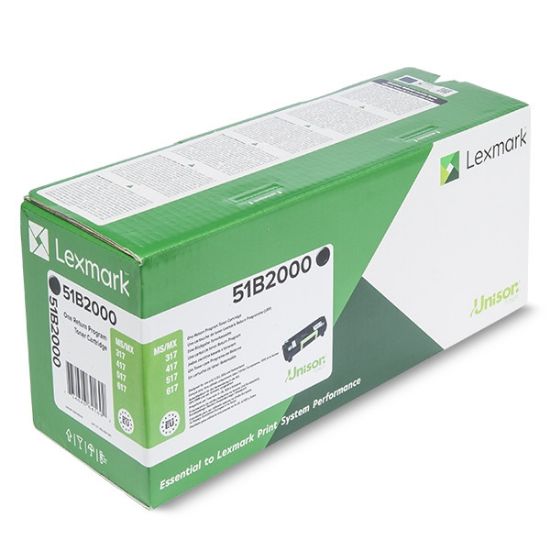 Picture of LEXMARK MX417DN TONER BLACK 51B2000