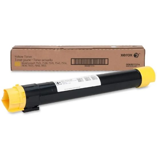 Picture of XEROX TONER YELLOW WC7525 6R1518