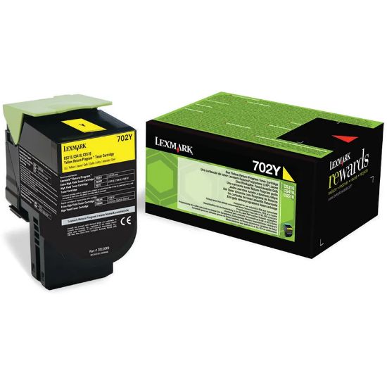 Picture of LEXMARK 702Y YELLOW 70C20YO STD CAP