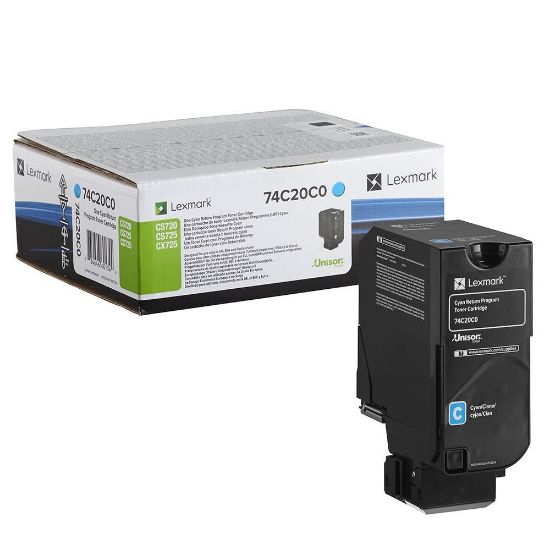 Picture of LEXMARK 742C CYAN 74C20C0
