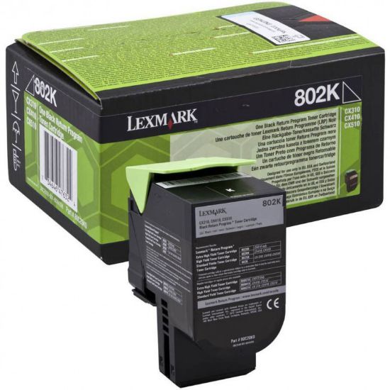 Picture of LEXMARK 802K BLACK 80C20K0