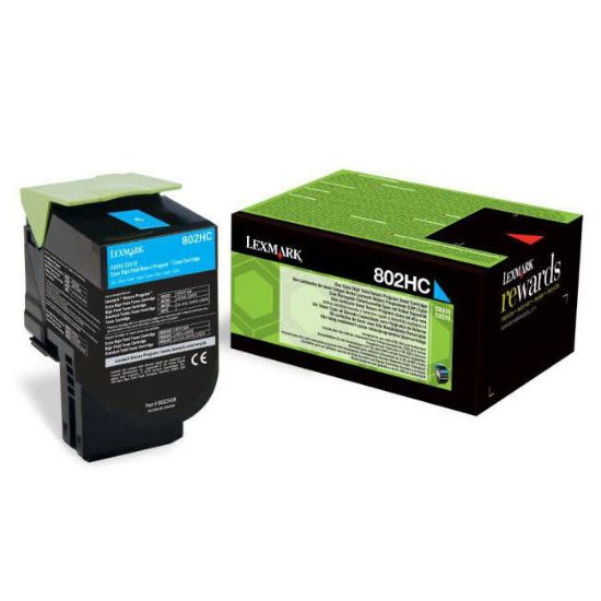 Picture of LEXMARK TONER 80C2HK0 BLACK HIGH CAP