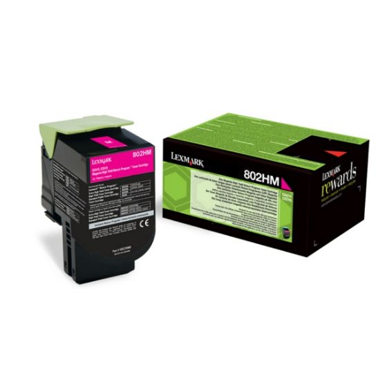 Picture of LEXMARK HIGH CAP TONER MAGENTA 80C2HM0