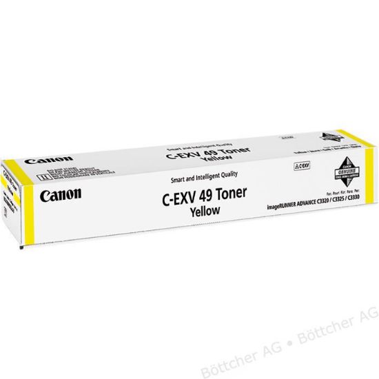 Picture of CANON TONER C-EXV49 YELLOW