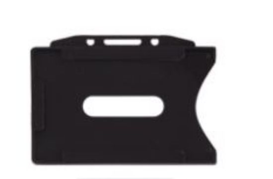 Picture of NAME BADGE RIGID LSCAPE BLK 90X55MM 2020