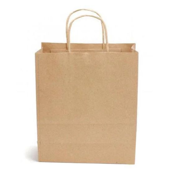 Picture of PAPER BAG BROWN W HANDLE 22X28X11CM X250