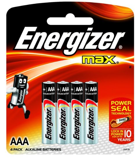 Picture of BATTERIES AAA X4 ENERGIZER LR03