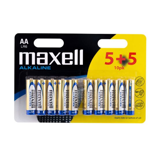 Picture of BATTERIES AA X10 MAXELL LR06