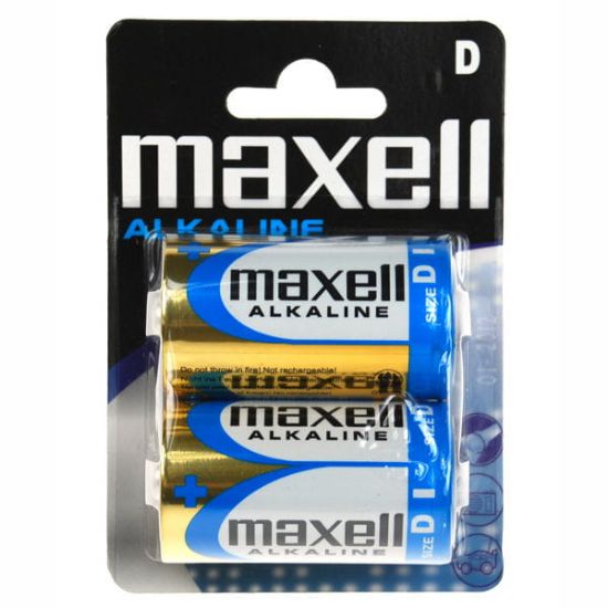 Picture of BATTERIES SIZE D LR20 1.5V X2 MAXELL