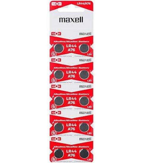 Picture of BATTERIES LR44/AG13/A76 1.5V MAXELL