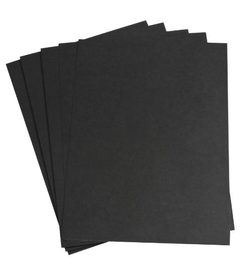 Picture of A4 BINDING BACKS CARDBOARD BLACK X100