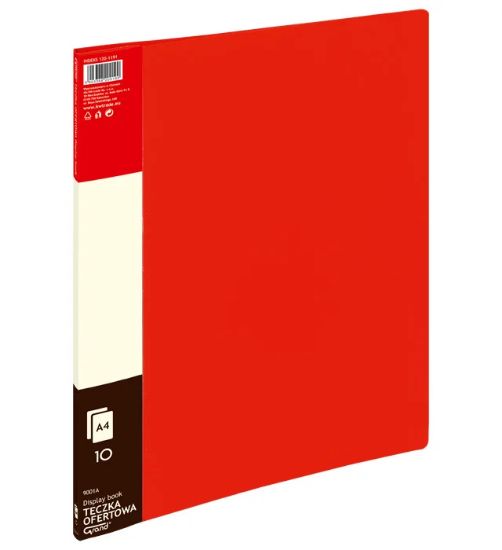 Picture of DISPLAY BOOK 9001A 10 SHTS, RED