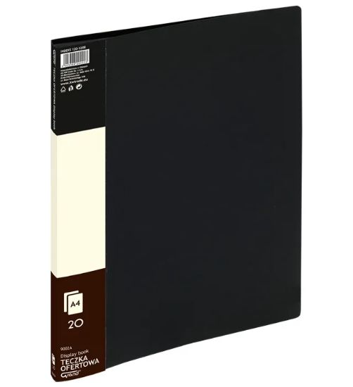 Picture of DISPLAY BOOK 9002A 20 SHTS, BLACK