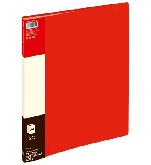 Picture of DISPLAY BOOK 9002A 20 SHTS, RED