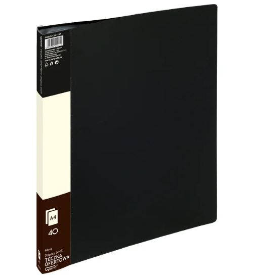 Picture of DISPLAY BOOK 9004A 40 SHTS, BLACK