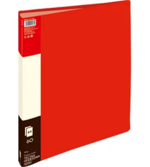 Picture of DISPLAY BOOK 9006A 60 SHTS, RED