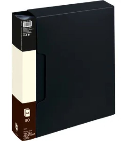 Picture of DISPLAY BOOK 9008A 80 SHTS, BLACK