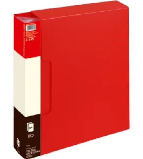 Picture of DISPLAY BOOK 9008A 80 SHTS, RED
