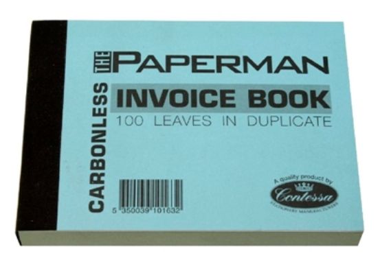 Picture of A6 INVOICE BOOK DUPLICATE CONTESSA