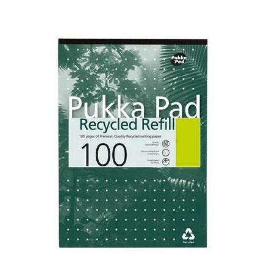Picture of PUKKA A4 TOP GLUED REFILL PAD RECYCLED