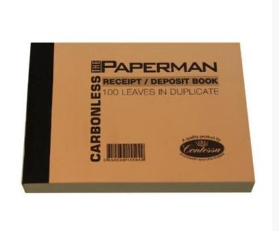 Picture of A6 RECEIPT/DEPOSIT BOOK DUB CONTESSA