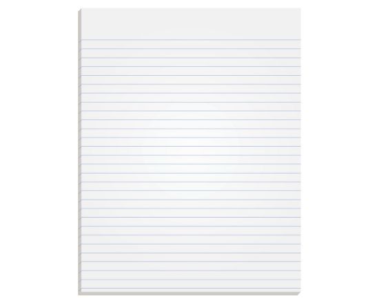 Picture of A4 WRITING PAD TOP GLUED LINED 50 SHTS