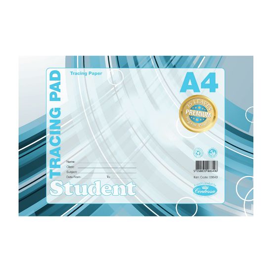 Picture of A4 TRACING PAD 92GSM X25 SHTS CONTESSA