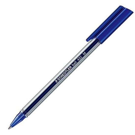 Picture of STAEDTLER BALL PEN 432M BLUE MEDIUM