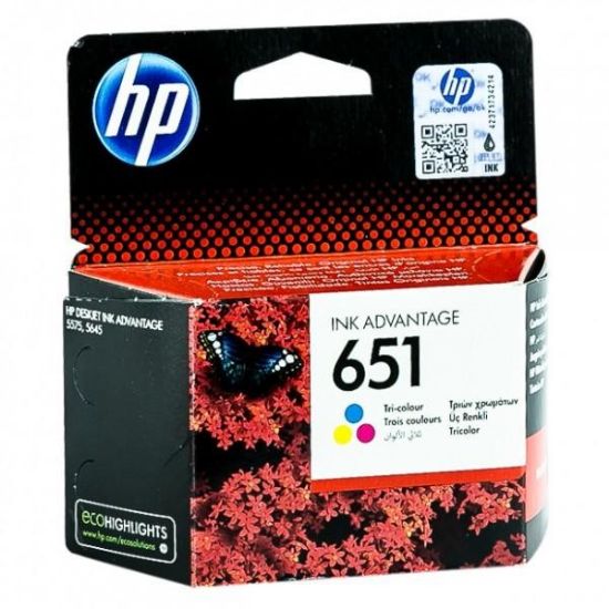 Picture of HP N.651 INK CARTRIDGE COLOUR
