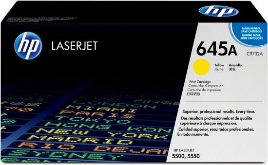 Picture of HP N.645A TONER YELLOW C9732A