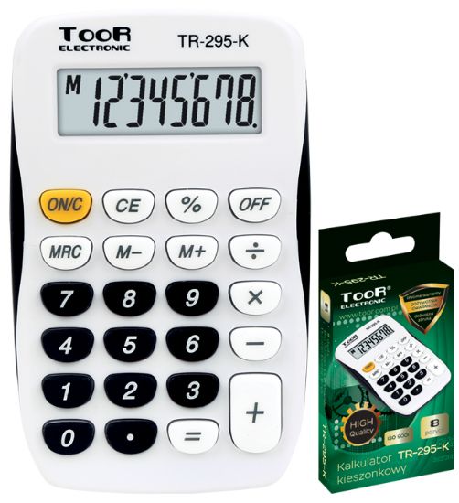 Picture of CALCULATOR TOOR TR-295-K POCKET