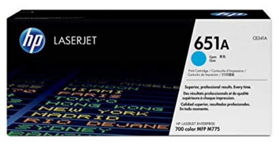 Picture of HP N.651A TONER CYAN