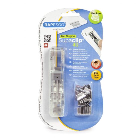 Picture of SUPA CLIP DISPENSER 40 SHTS RAPESCO