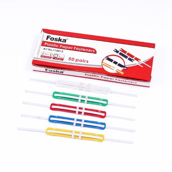 Picture of FILE FASTENERS PVC TWIN CLIPS X50