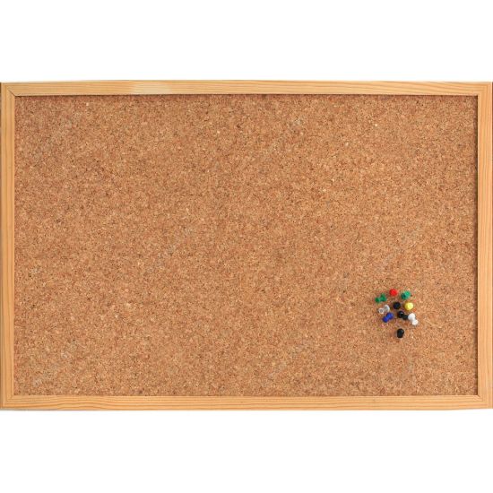 Picture of CORK BOARD 90X120CM WOODEN FRAME