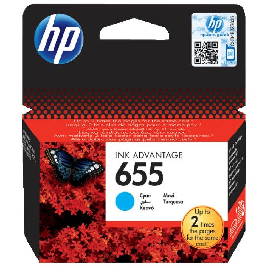 Picture of HP N.655 INK CARTRDIGE CYAN