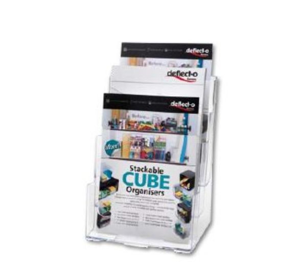 Picture of A4 BROCHURE HOLDER 3 TIER W/M 0724