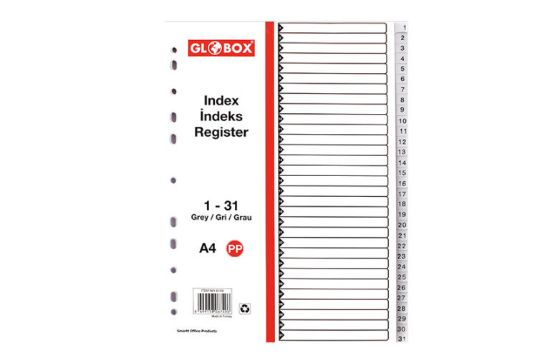 Picture of DIVIDERS PP 1-31 NUMBERED
