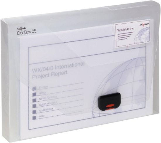 Picture of DOCUMENT BOX 25MM CLEAR