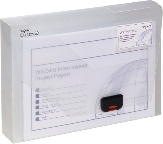 Picture of DOCUMENT BOX 60MM CLEAR SNOPAKE