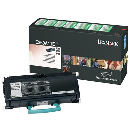 Picture of LEXMARK E260A11E TONER BLACK