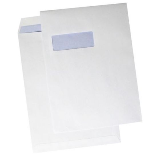 Picture of A4 ENVELOPE WHITE W WINDOW 229X324MM X1