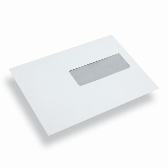 Picture of A5 ENVELOPES WHITE WITH WINDOW X500