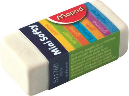 Picture of ERASER SOFTY MINI MAPED