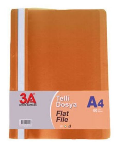 Picture of A4 FLAT FILE ORANGE