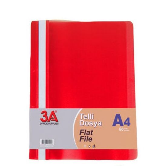 Picture of A4 FLAT FILE RED