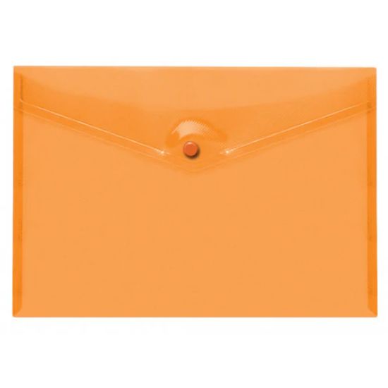 Picture of A4 BUTTON FOLDER ORANGE