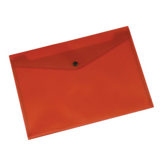 Picture of A5 BUTTON FOLDER RED